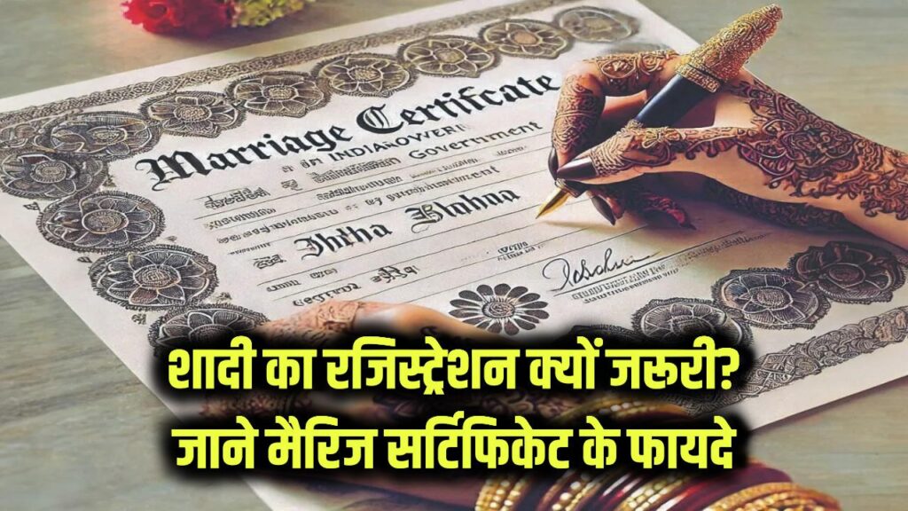 शादी का रजिस्ट्रेशन क्यों है जरूरी? जानें कैसे बनवाएं मैरिज सर्टिफिकेट और इसके कानूनी फायदे!