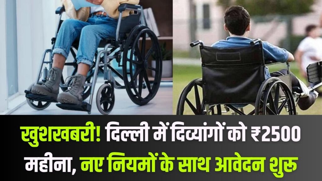 दिव्यांगजनों को हर महीने ₹2500 की सहायता! दिल्ली सरकार ने जारी किए नए नियम, ऐसे करें ऑनलाइन अप्लाई।
